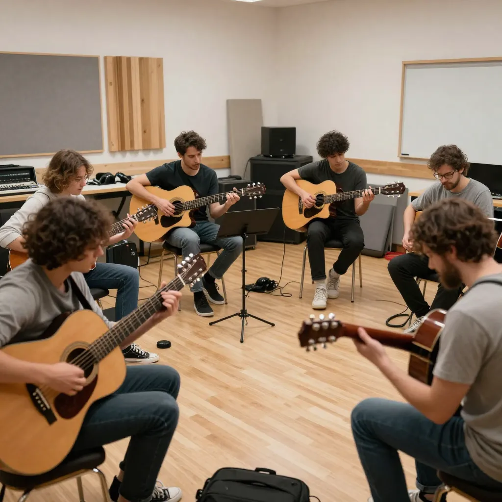 Music instruction and teaching environment